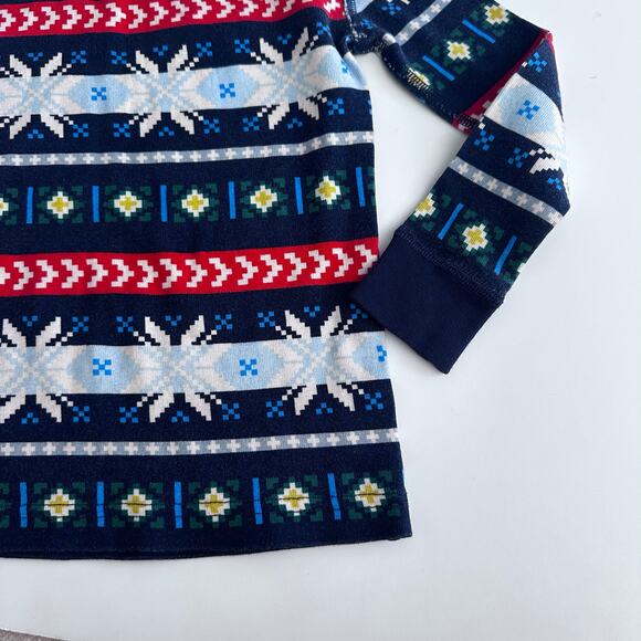 Hanna Andersson Fair Isle Christmas Pajama Top - Size 3T - Picture 3 of 3